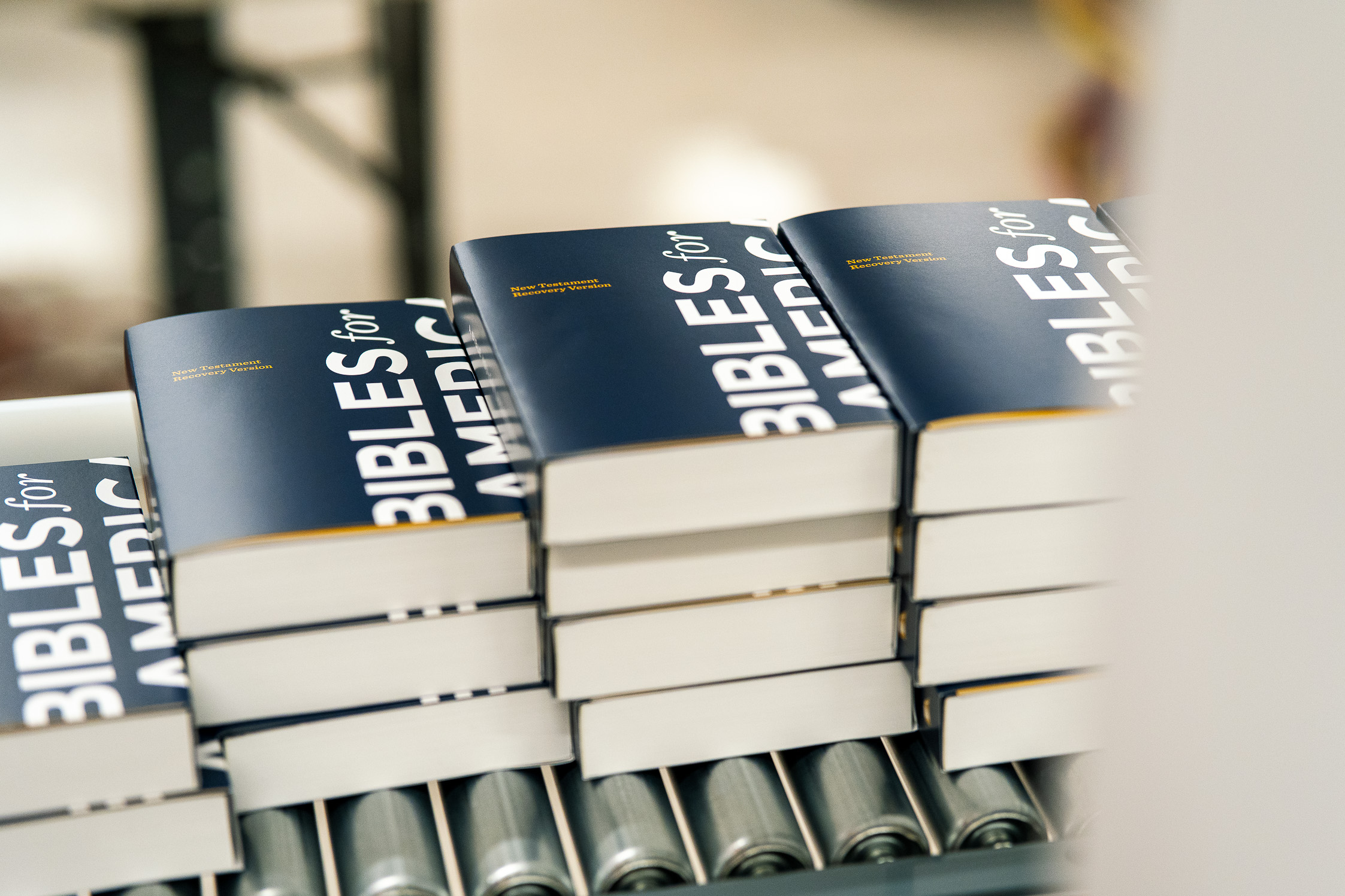 1 (5) stacks of Bibles